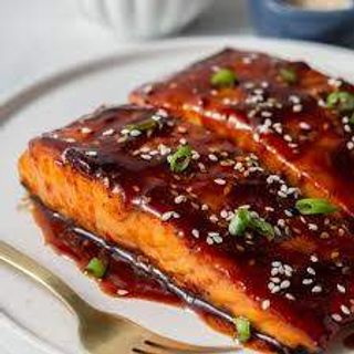 Salmon teriyaki samurai