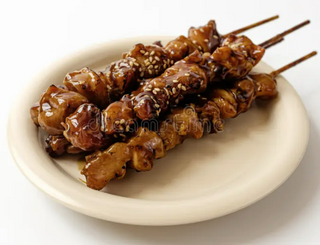 Pincho de pollo teriyaki