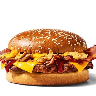 Plant-Based Cheesy BBQ Burger