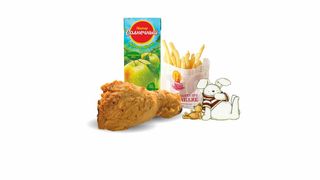 Фанни ланч с куском курицы