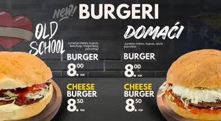 Old school cheeseburger