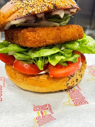 Ammucciatu Fish burger menù