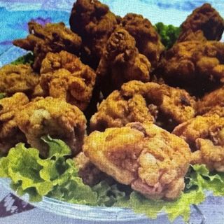 Frango à Passarinho com Batatas