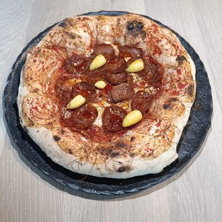 Pizza alla Diavola + Burrata