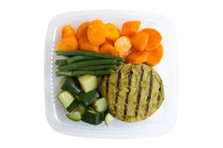 Burger piselli & mandorle