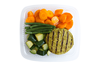 Burger piselli & mandorle