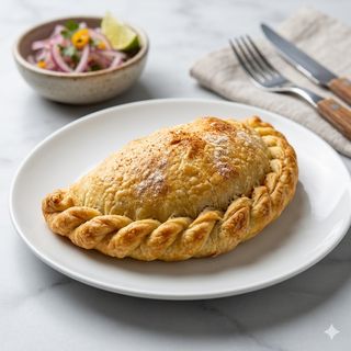 Empanada Peruana De Carne De Vacuno