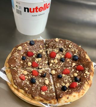 Pizza nutella