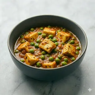 Matar paneer