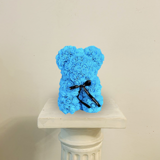Osito de Rosas Azul