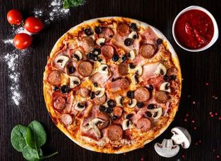 Pizza Quattro Carni 32cm