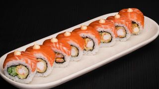 California Gold Łosoś-Krewetka tempura