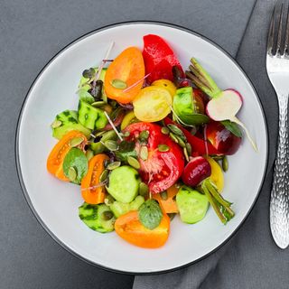 Fresh vegetable salad