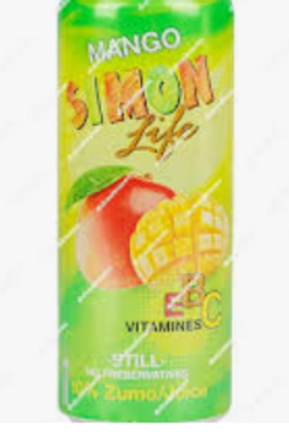 Zumo Simón Life Mango (330 ml.)