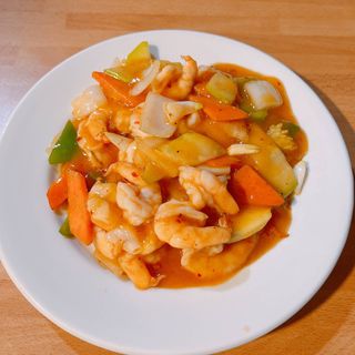 82. Gambas con Salsa Picante
