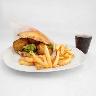 Panino falafel menù