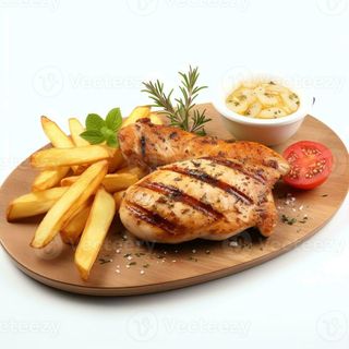 Pechuga de pollo a la parrilla /Grilled chicken 