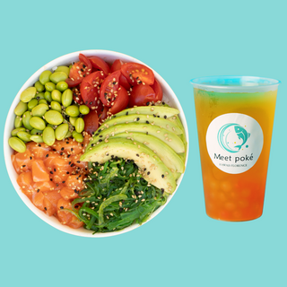Pokè bowl Large+ Bubble Tea
