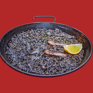 Arroz Negro con allioli ( Para 2 Peronas)