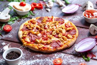 Pizza Quattro Carni Ø32cm