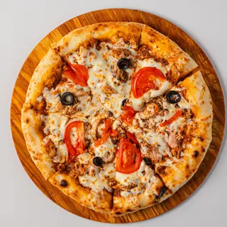 Пицца с рваной курицей 35 см.