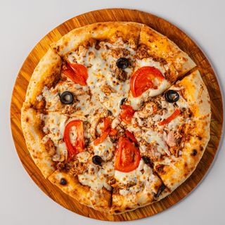 Пицца с рваной курицей 35 см.