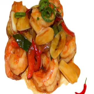 Gambas agridulces 