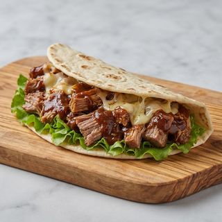 Piadina pulled pork