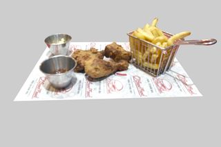 Poulet Pané + frites