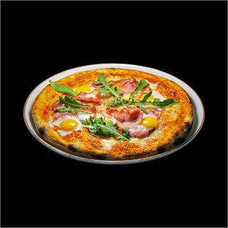 Pizza carbonara