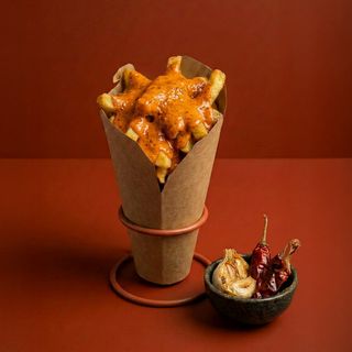 Patatas Belgas + Salsa Andaluza (20 Cl.) 