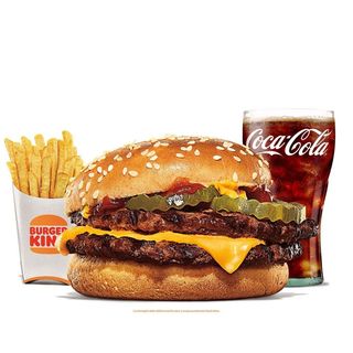 Double cheeseburger - menù