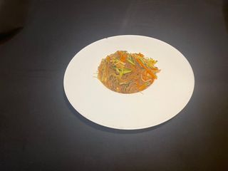 30. Spaghetti di soia con pollo