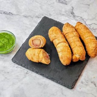 Tequeños de Queso Gouda y Jamón Serrano (TX), (4 Uds.)