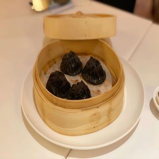 Dim Sum Xiao Long Bao De Tinta De Calamar