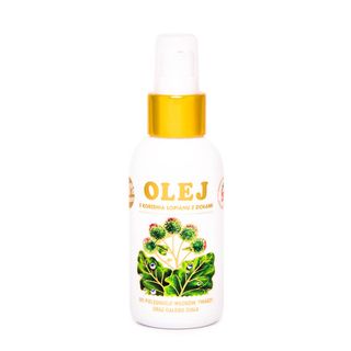 Olej z korzenia łopianu z ziołami mocne włosy, zdrowa skóra 100ml NAMI
