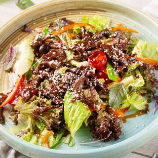 Теплый салат 