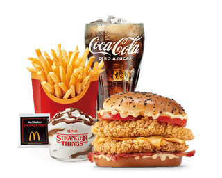 Menú Completo Stranger Things Pollo Doble