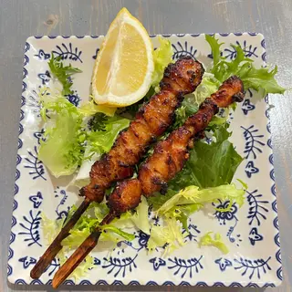 yakitori brochetas de pollo 2 unidade