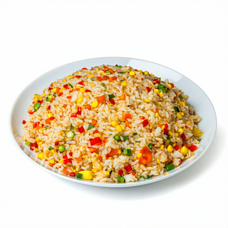 Arroz con verdura frita
