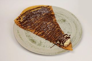 Crepe de Nutella e Gelado