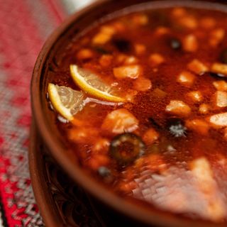 Solanka mięsna po lwowsku