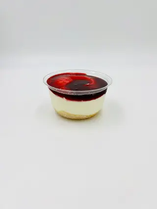 Monoporzione cheesecake alle fragole