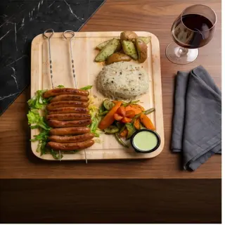 Brochettes Saucisses de Viande   