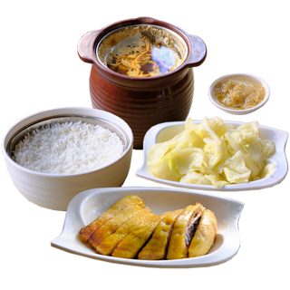 白切鸡套餐 Menú de Pollo con Jengibre