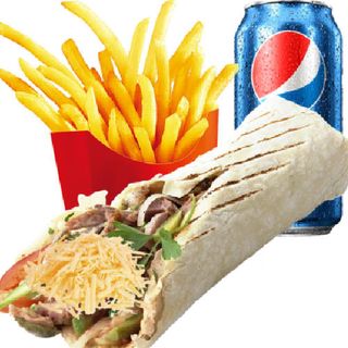 Durum Con Queso + Patatas + Pepsi 330ml