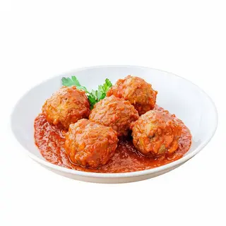 Albondigas Con Salsa Tomate Estilo Napoles