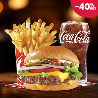 ჯუნიორ ვენდის ბურგერის კომბო