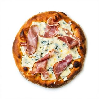 Prosciutto cotto, mozzarella e gorgo