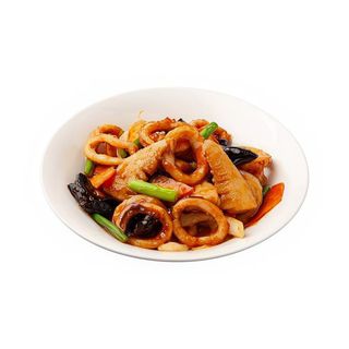 Tapa De Calamares Salteado Con Verduras